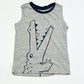 Grey croc tank top - Size 4