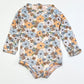 Floral one piece swimmers - Size 4