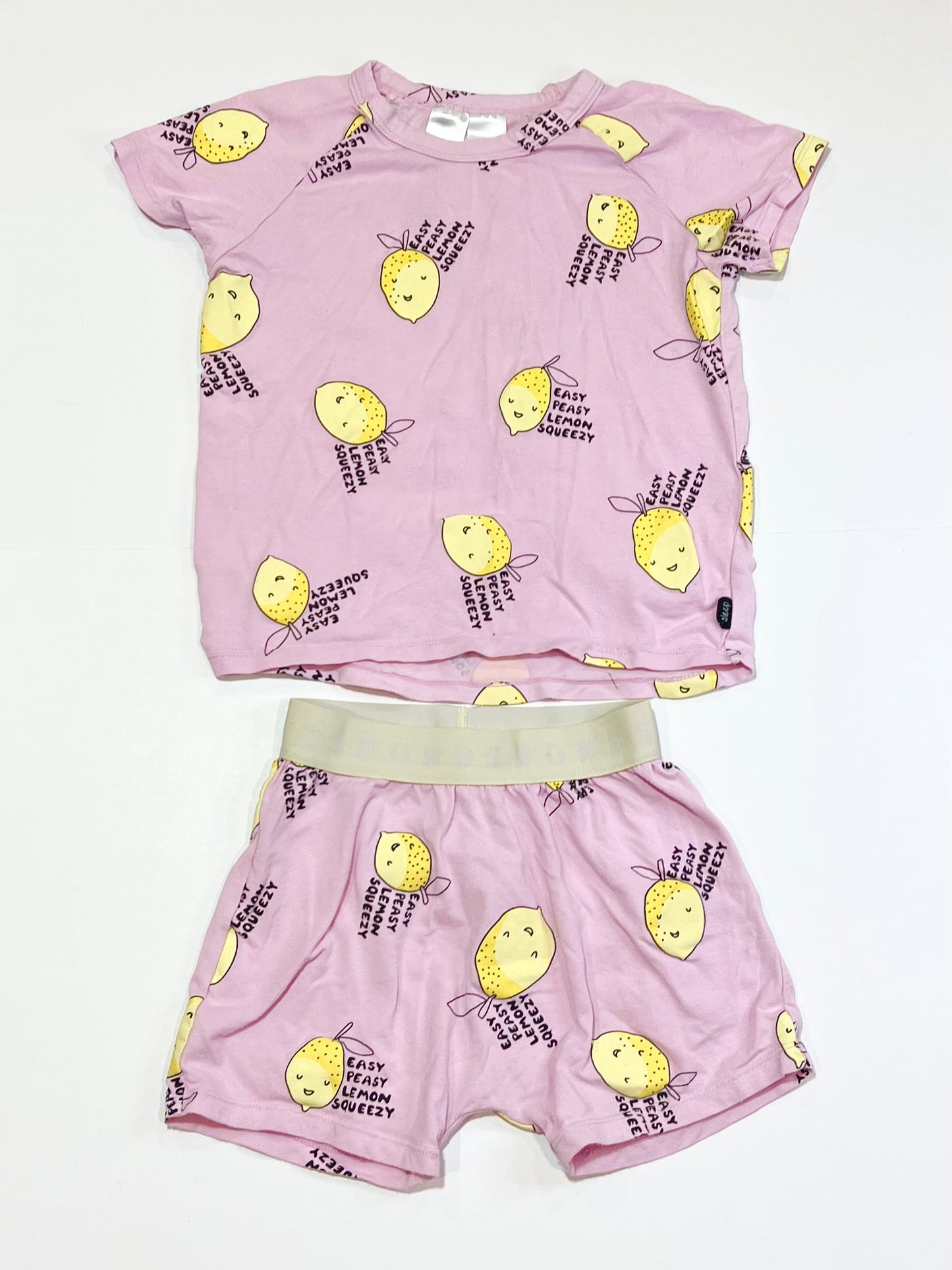 Pink lemon pyjamas - Size 4