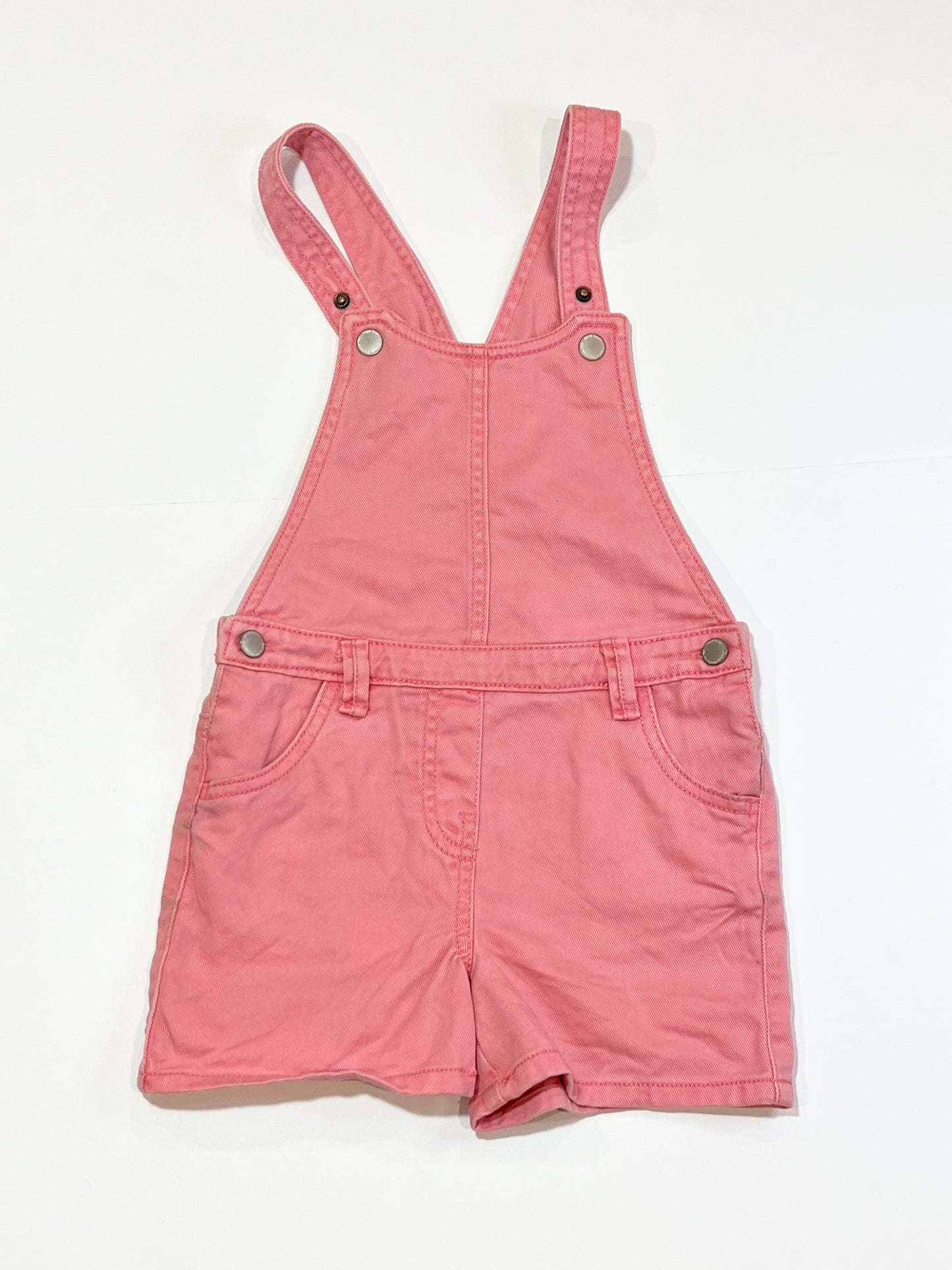 Pink denim overalls - Size 4-5
