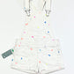 White overalls brand new - Size 4-5