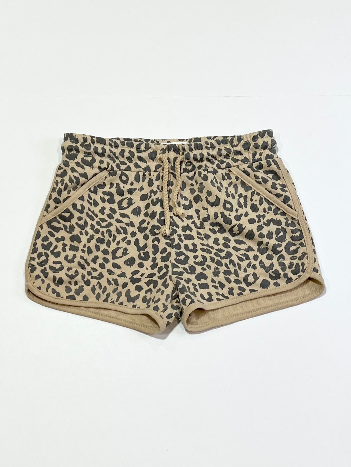 Animal print sweat shorts - Size 4