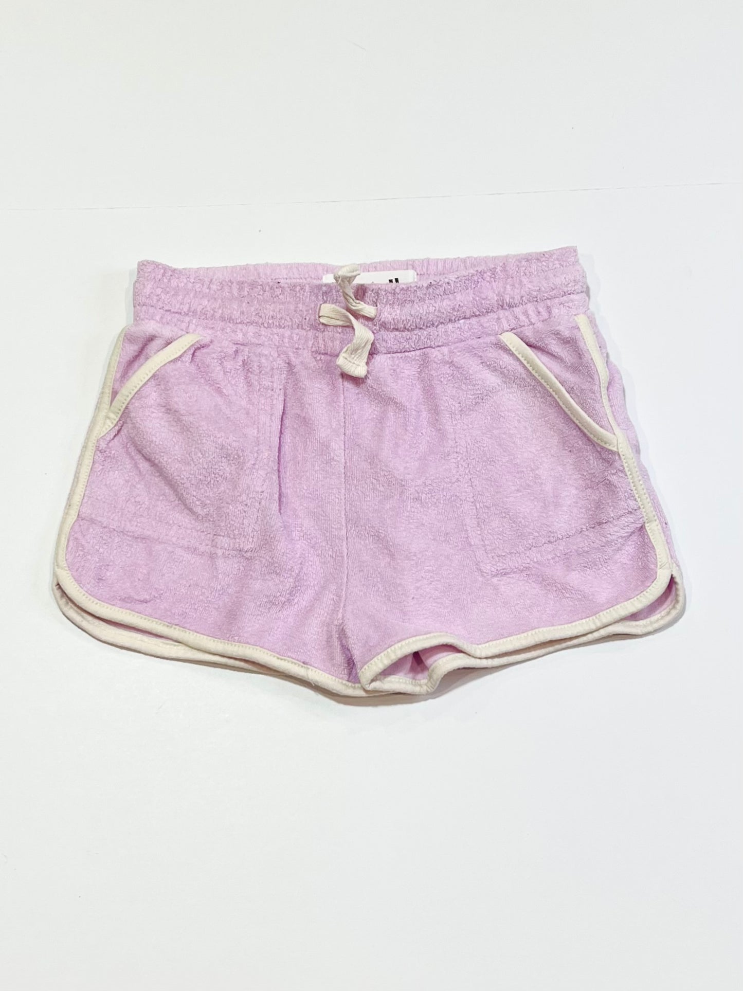 Pink terry sweat shorts - Size 4