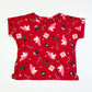 Christmas unicorn tee - Size 4