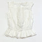 White embroidered top - Size 4