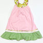 Pink spotty dress - Size 4-5