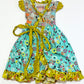 Tie-up floral dress - Size 4