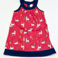 Christmas jersey dress - Size 4