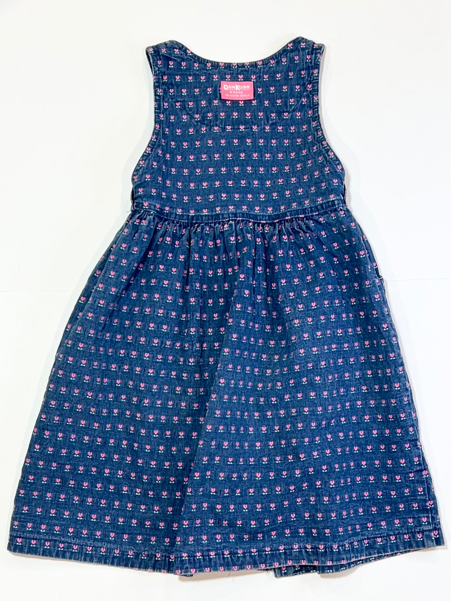 Vintage embroidered denim dress - Size 5