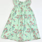 Green floral dress - Size 4