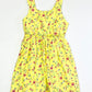 Yellow floral dress - Size 4