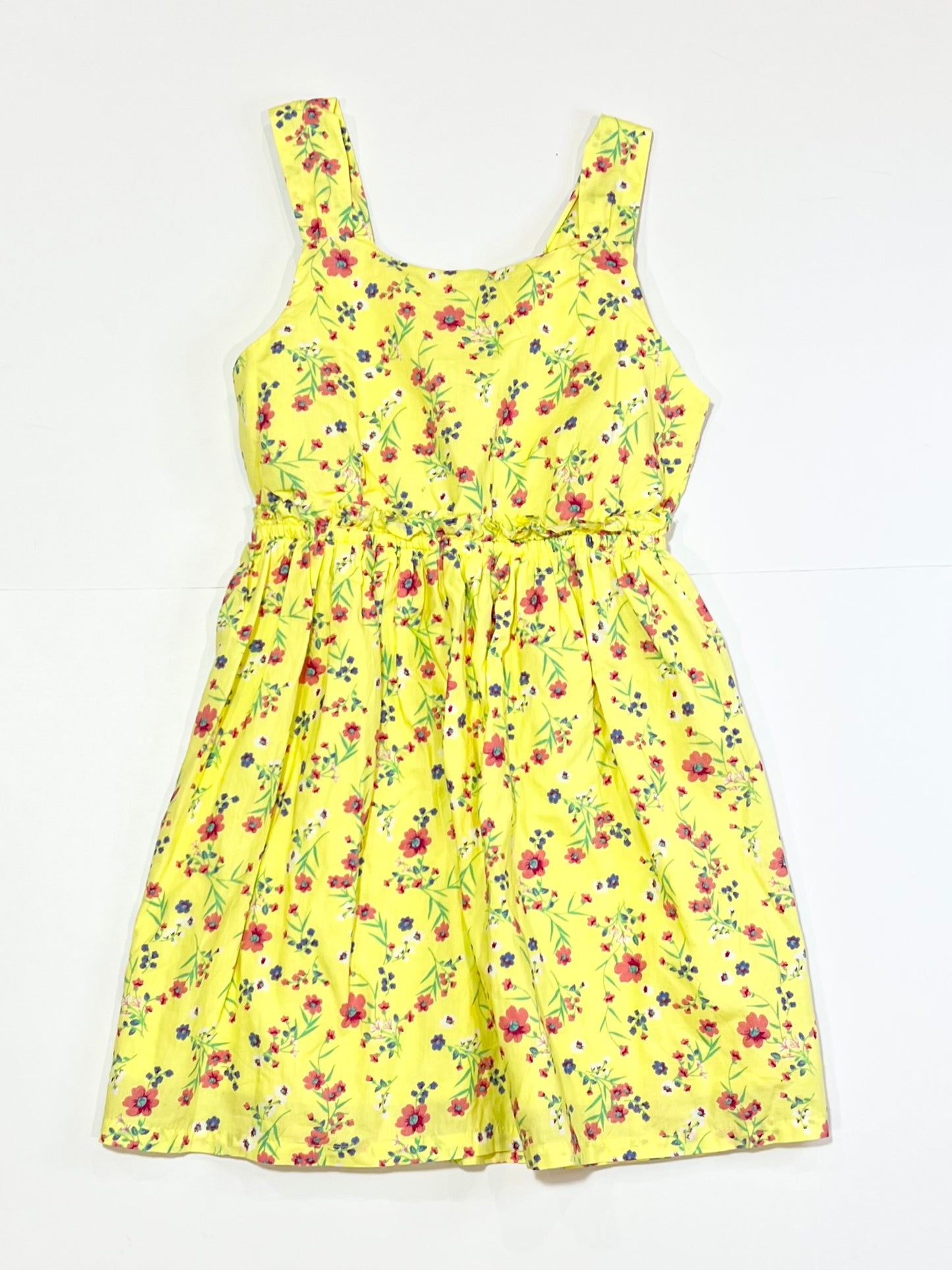 Yellow floral dress - Size 4