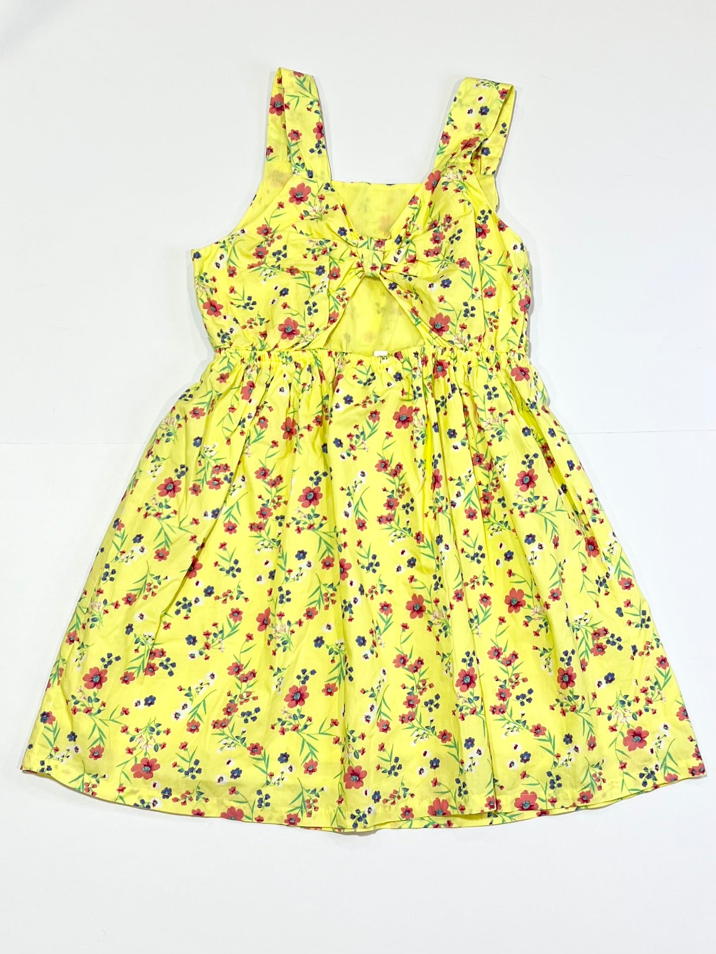 Yellow floral dress - Size 4