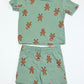 Christmas gingerbread pyjamas - Size 3