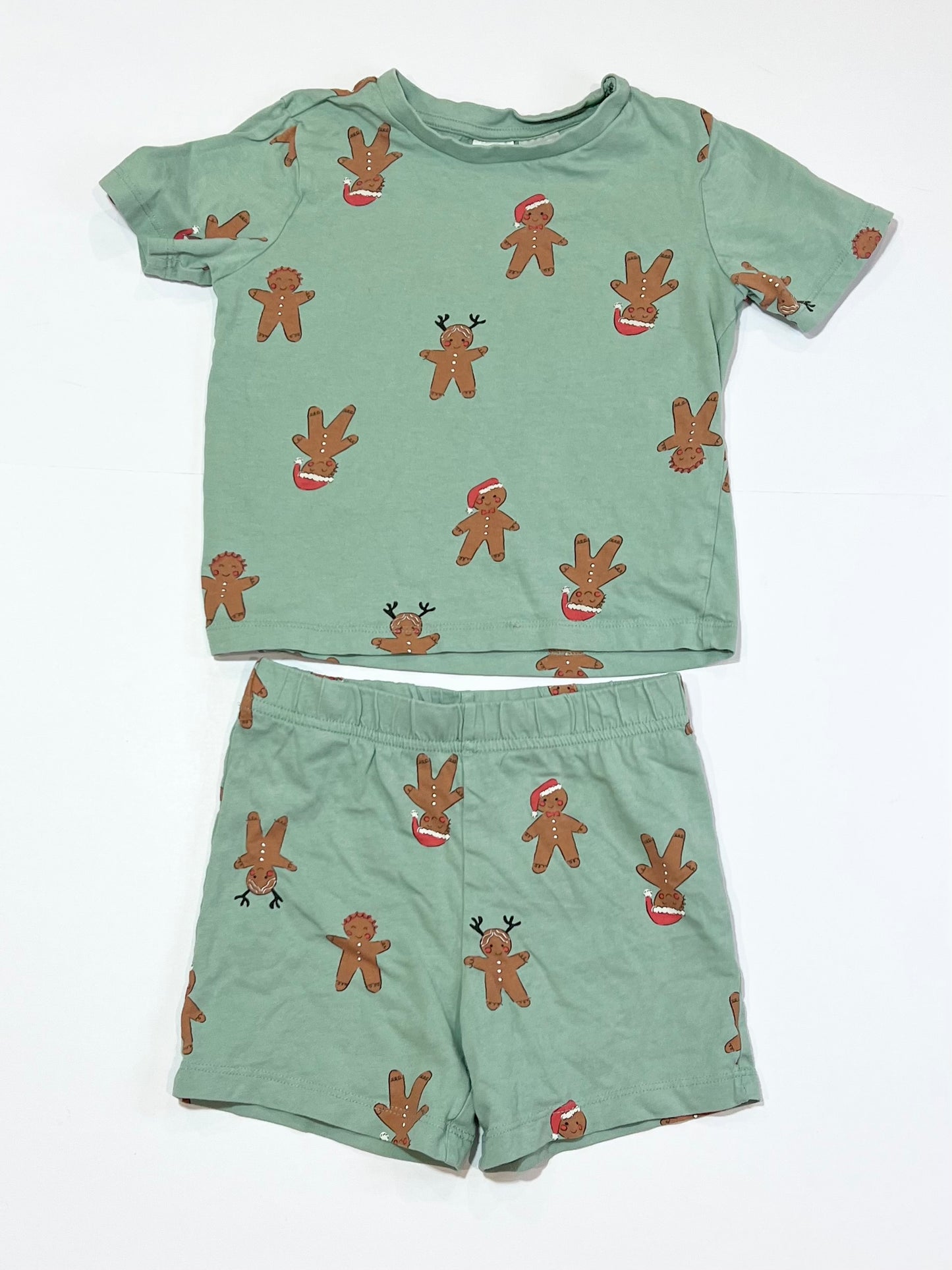 Christmas gingerbread pyjamas - Size 3