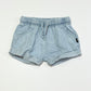 Blue chambray shorts - Size 3