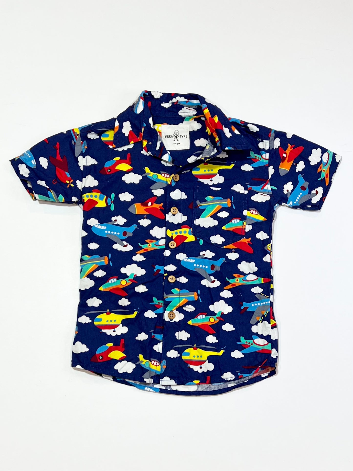Planes shirt - Size 3-4