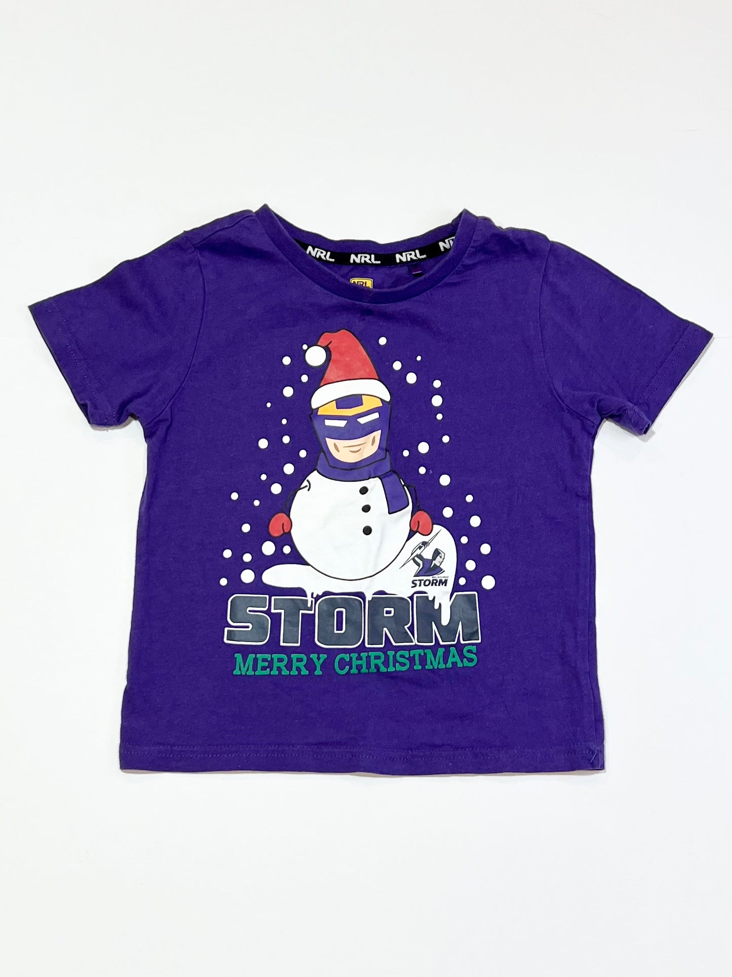 Christmas Melbourne Storm tee - Size 3