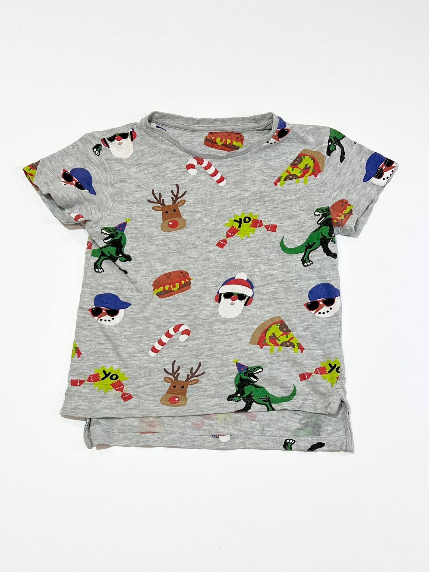 Grey Christmas tee - Size 3
