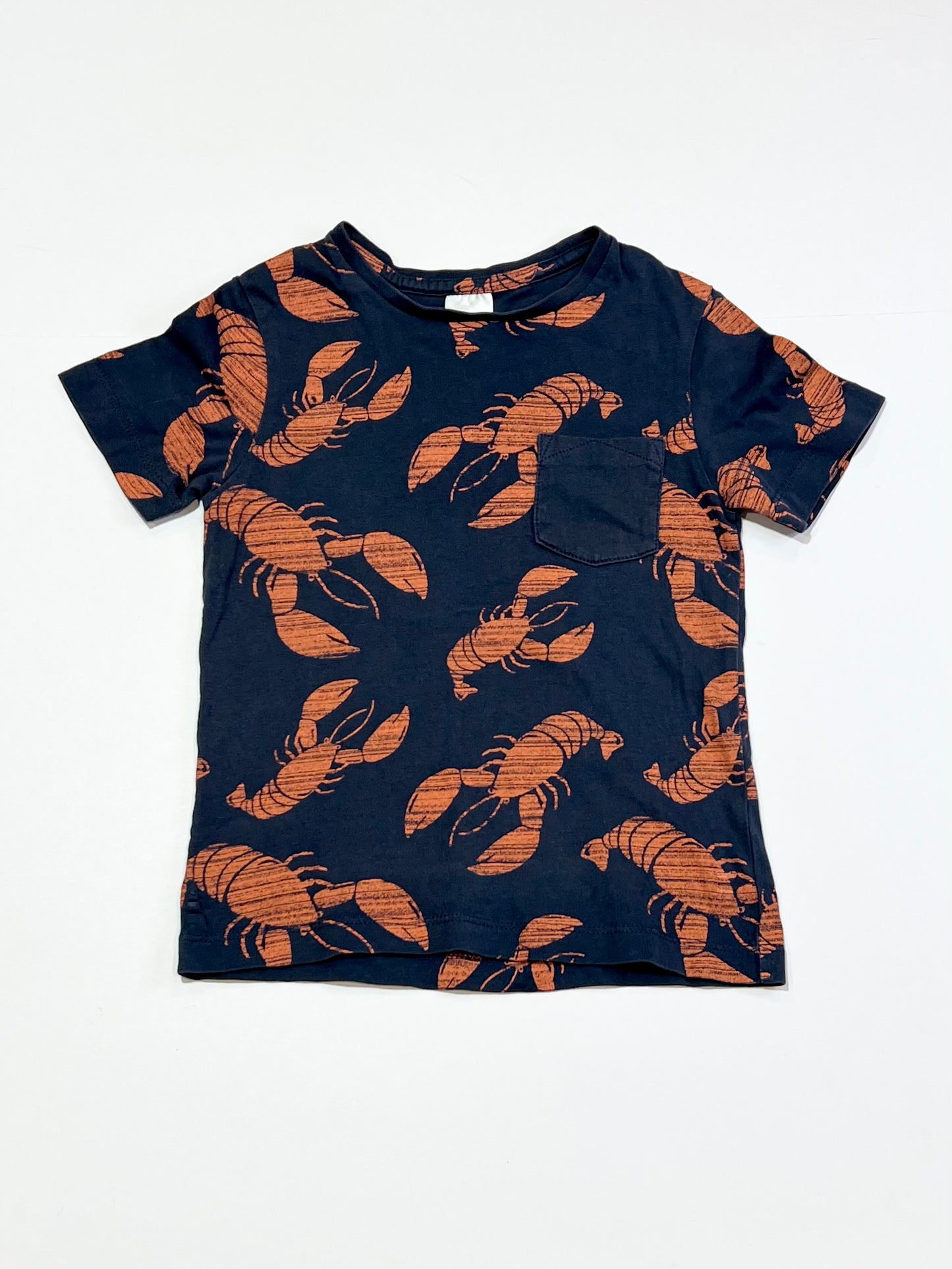 Navy lobsters tee - Size 3