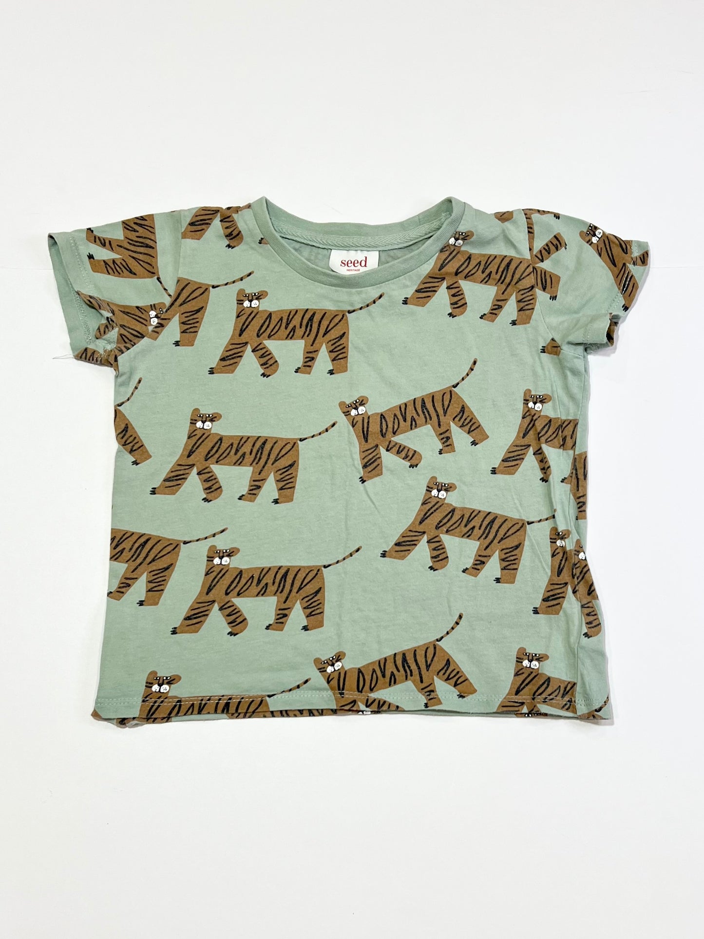 Green tigers tee - Size 3