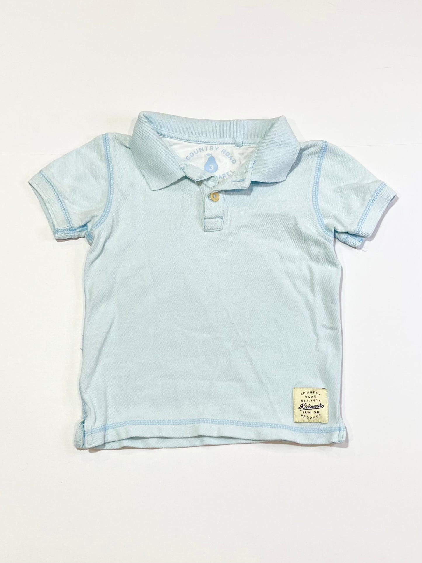 Blue polo shirt - Size 3