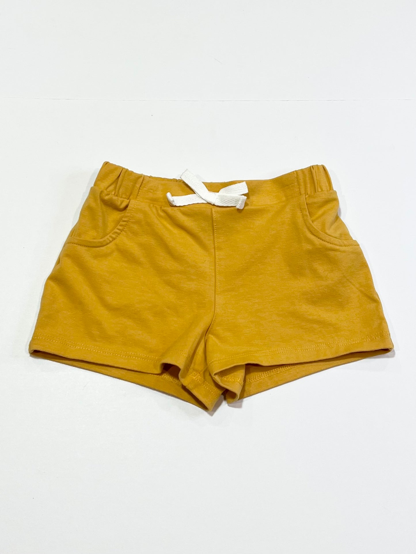 Mustard jersey shorts - Size 3