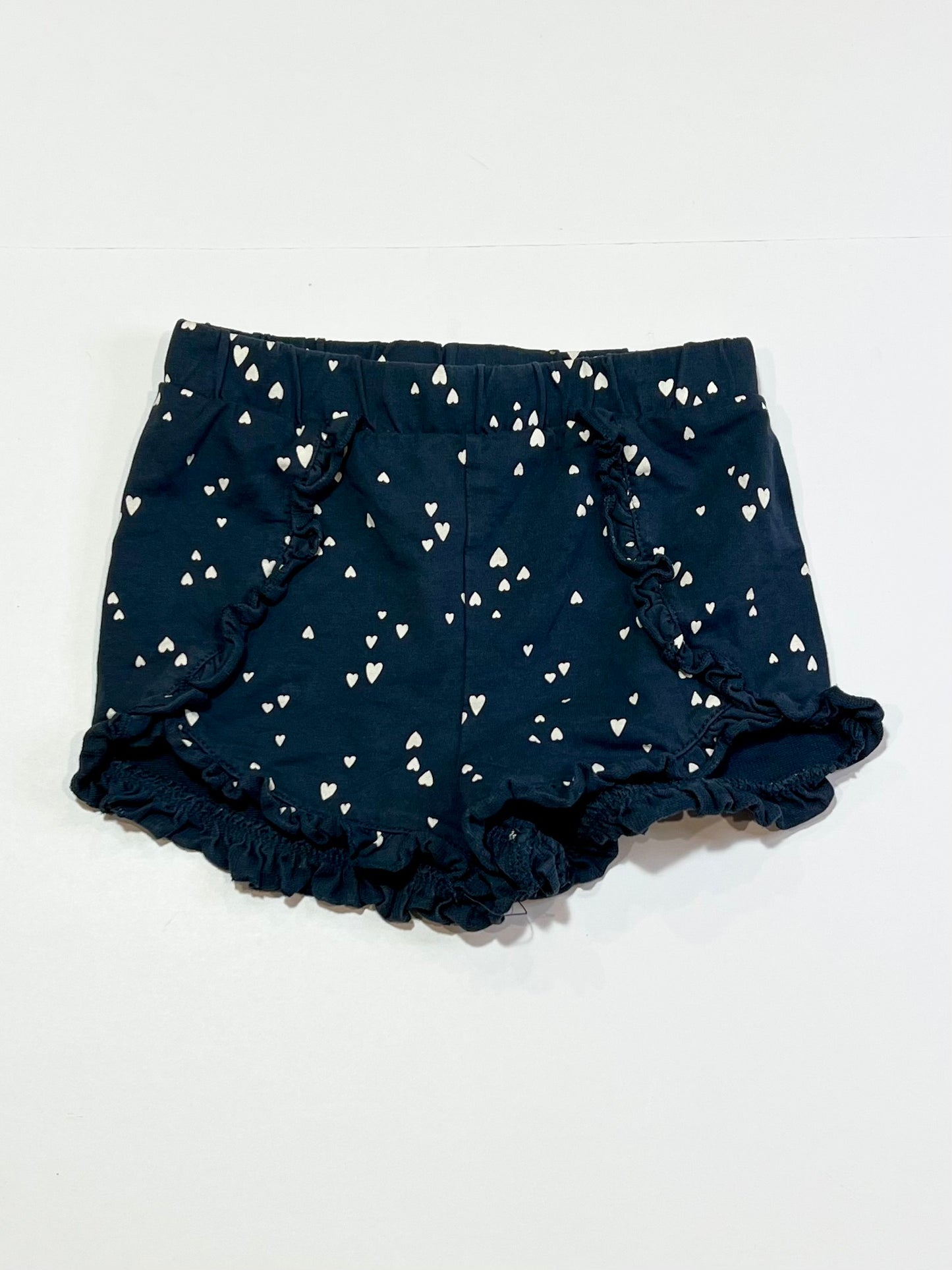 Navy hearts shorts - Size 3