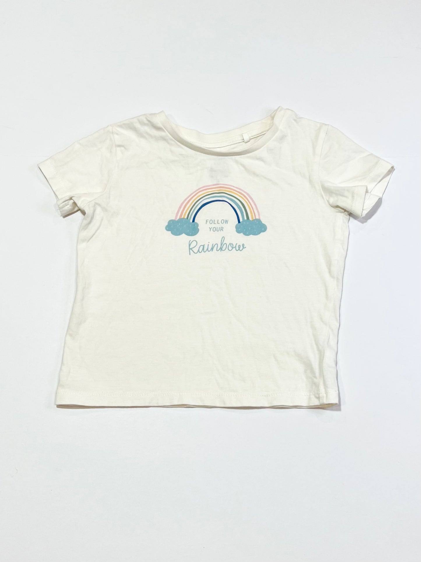 Follow your rainbow tee - Size 3
