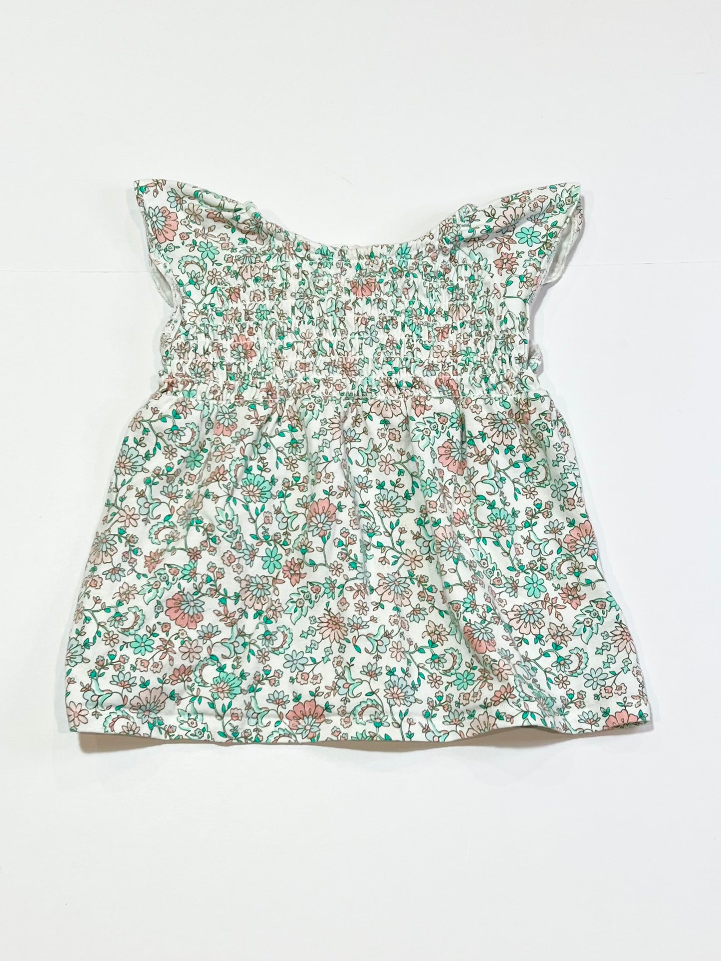 Smocked jersey top - Size 3