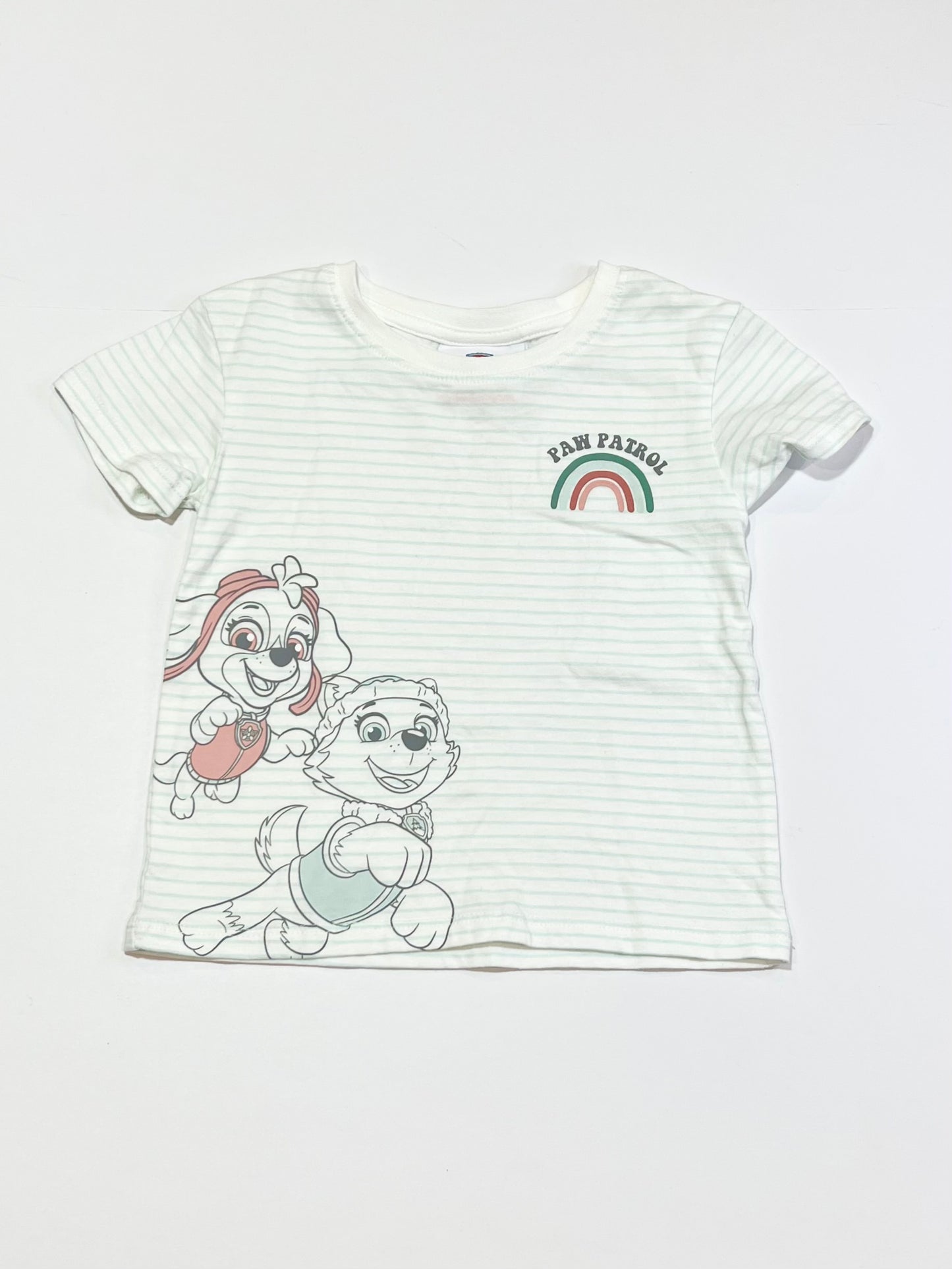 Striped pups tee - Size 3