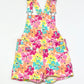 Floral overalls - Size 3-4