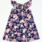 Navy floral dress - Size 3