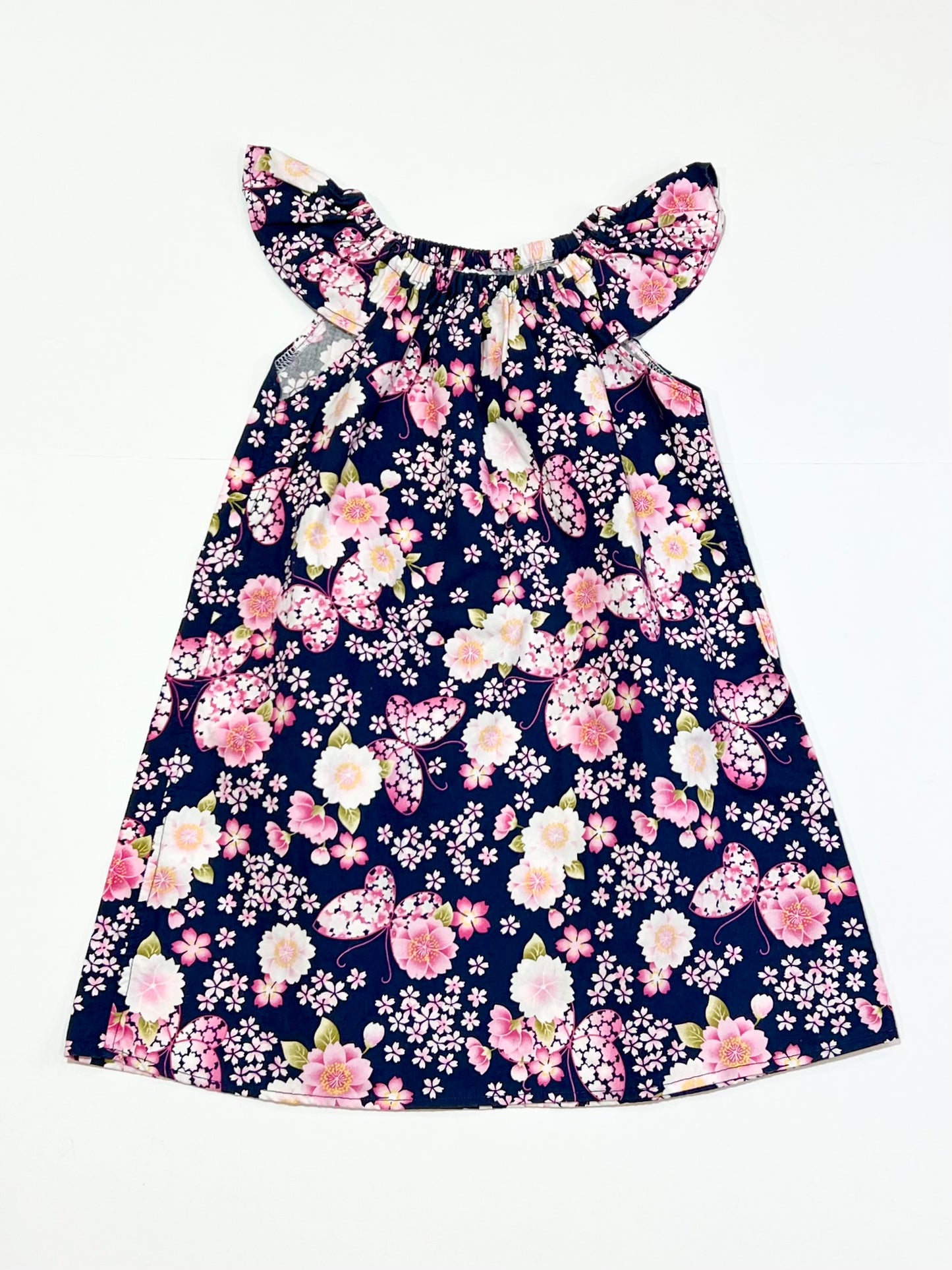 Navy floral dress - Size 3