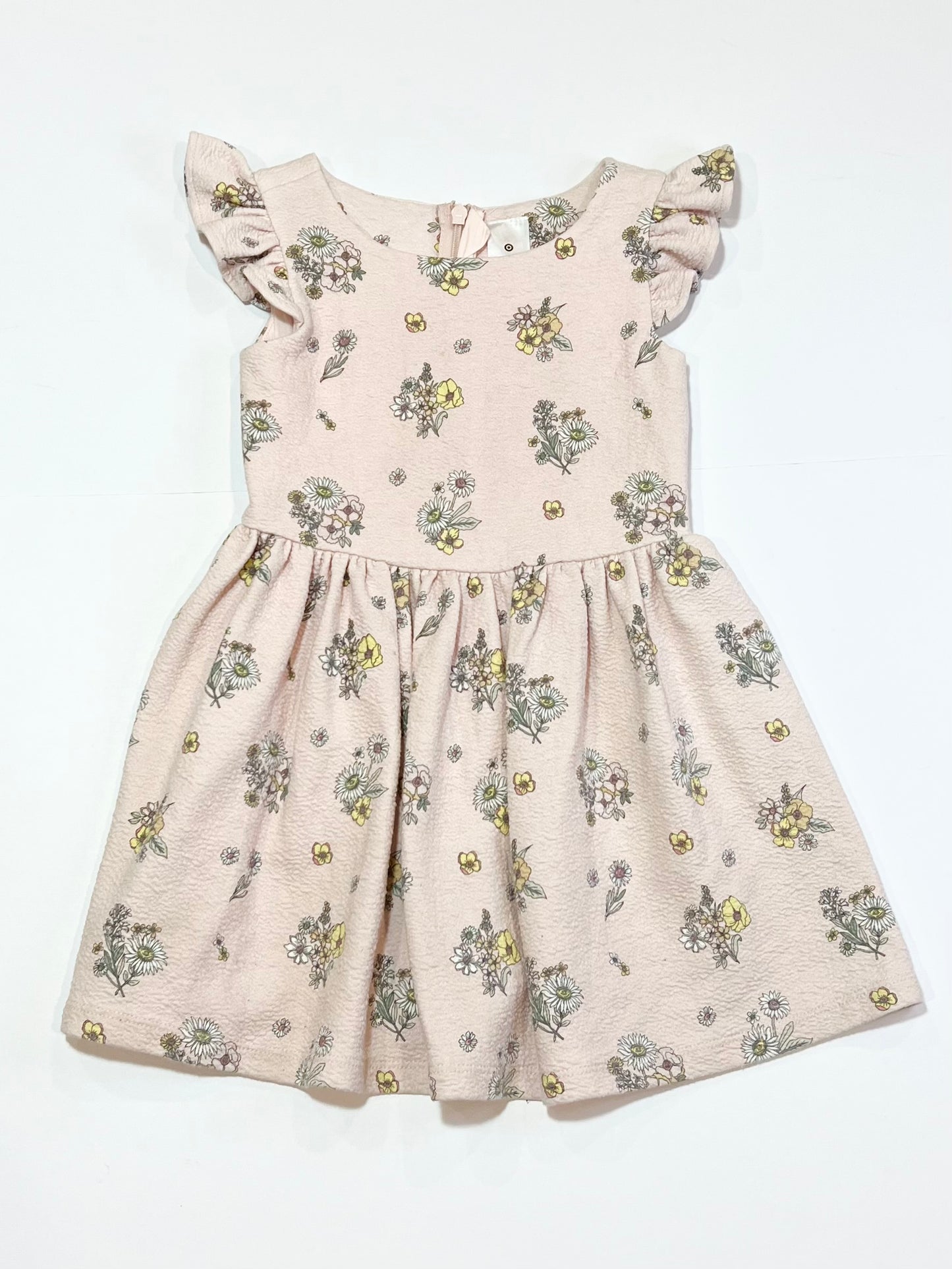 Pink floral dress - Size 3