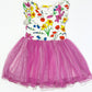 Ruffle sleeve tutu dress - Size 3