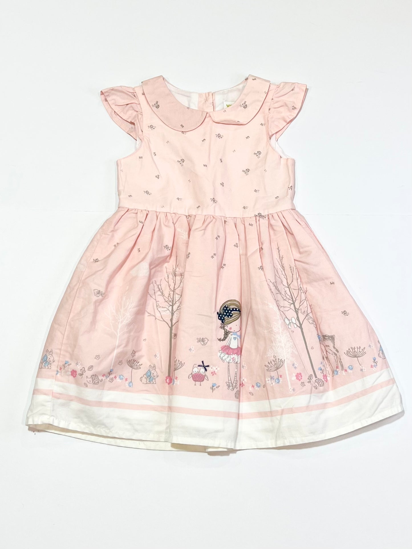 Pink woodlands dress - Size 3