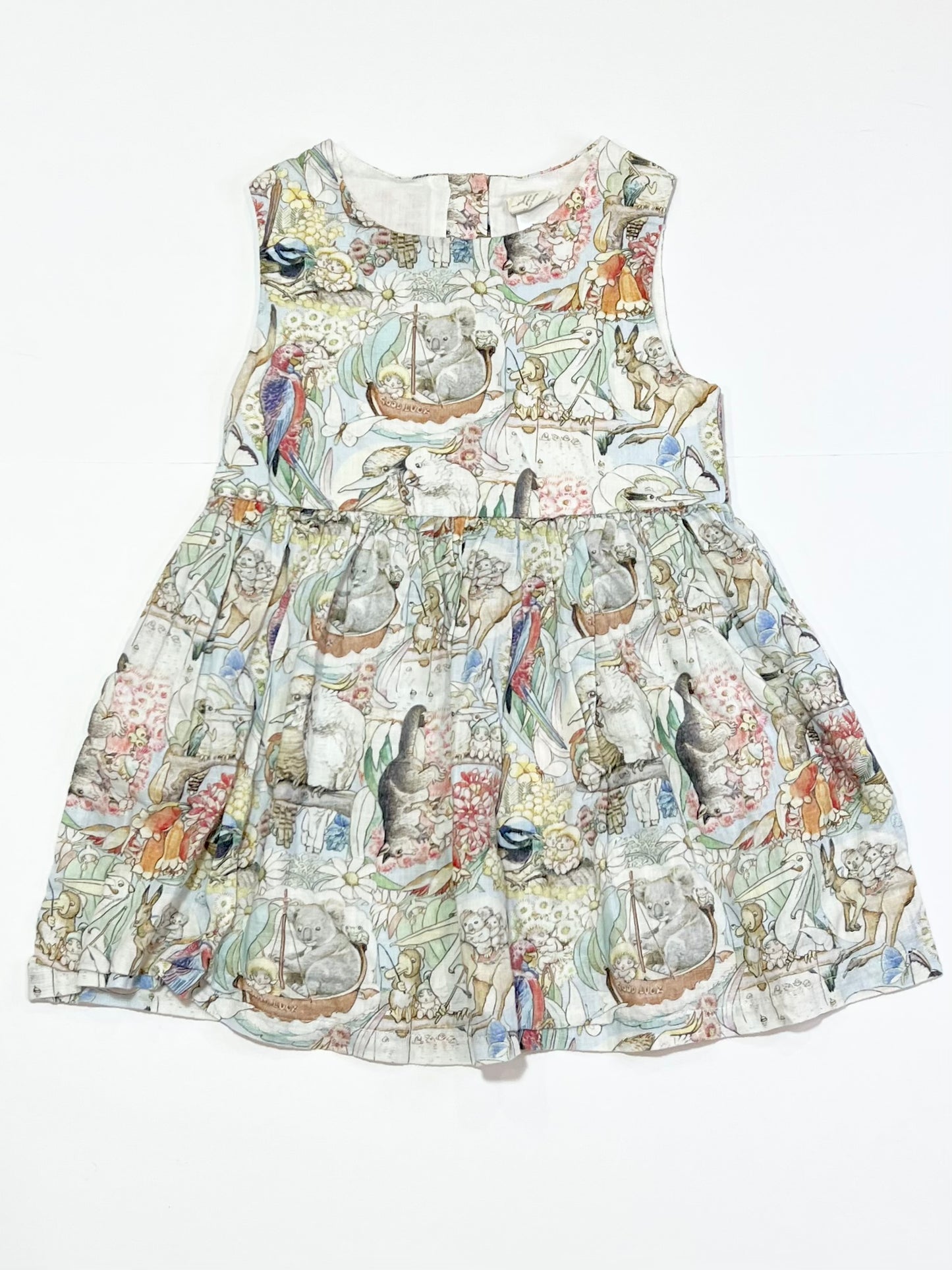 Woven characters dress - Size 3