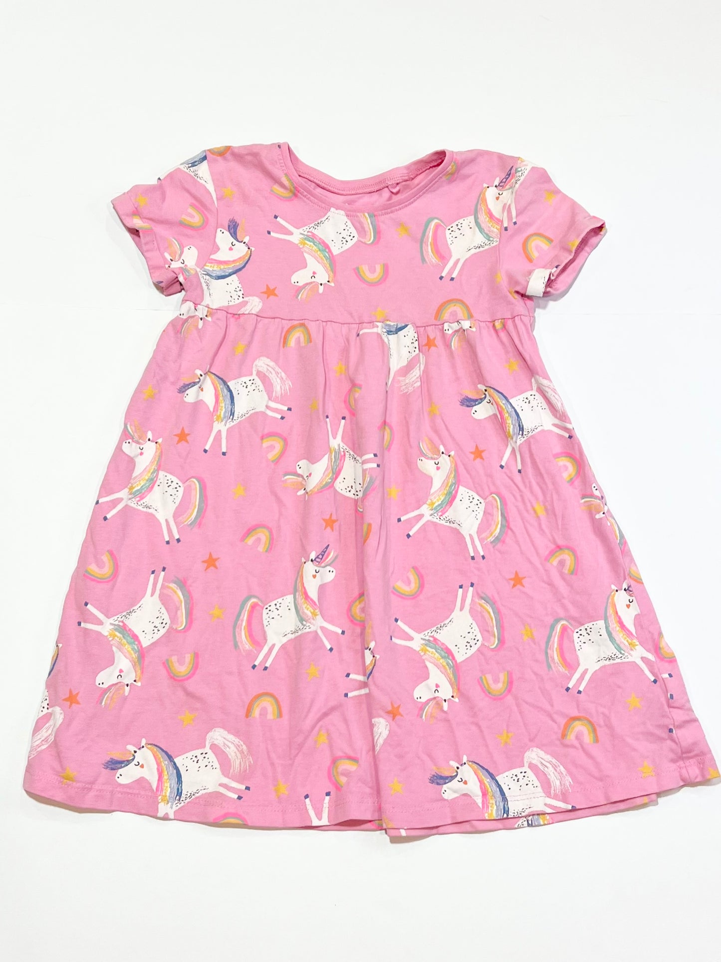 Unicorns jersey dress - Size 3-4