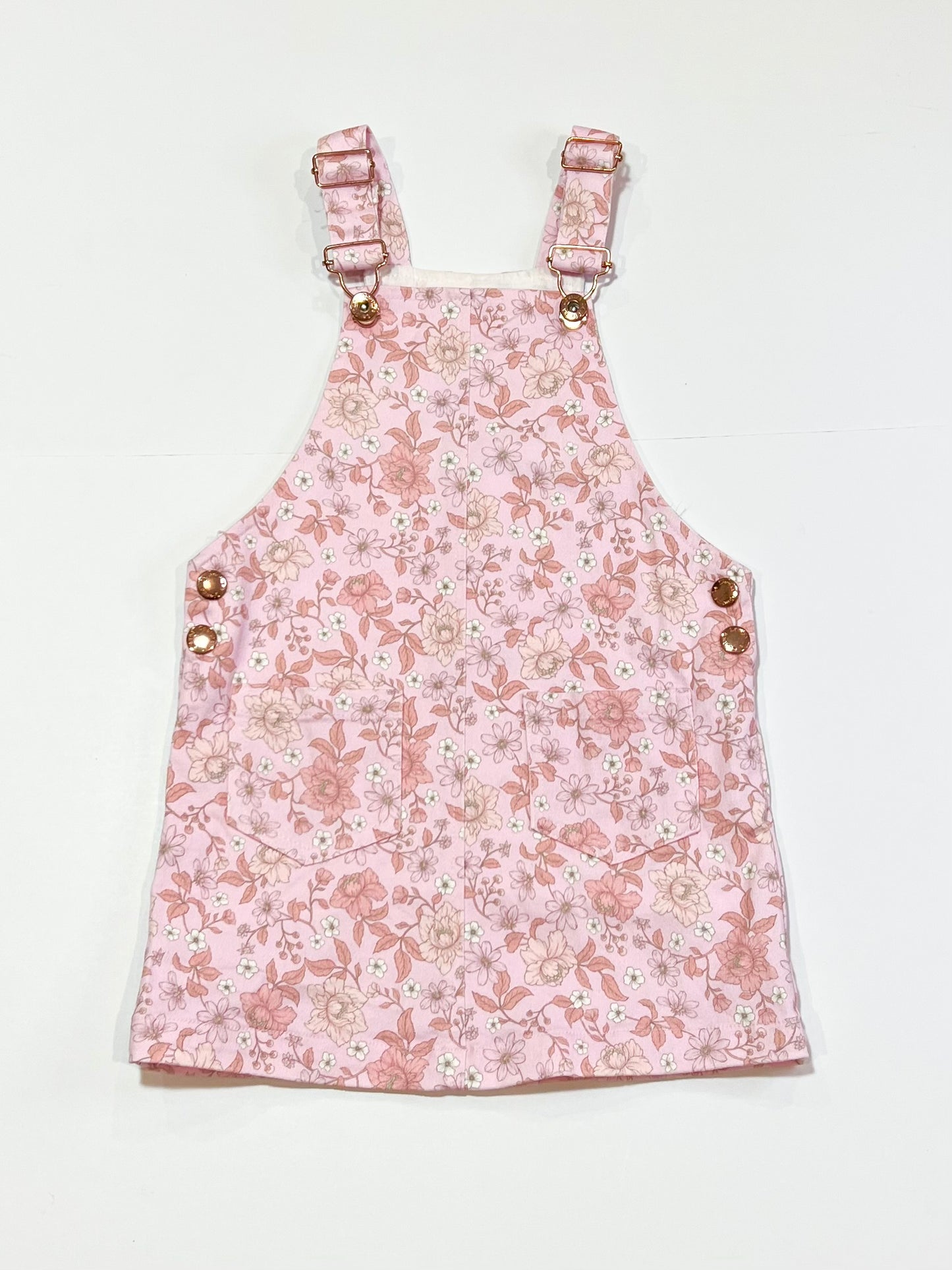 Floral pinafore - Size 3