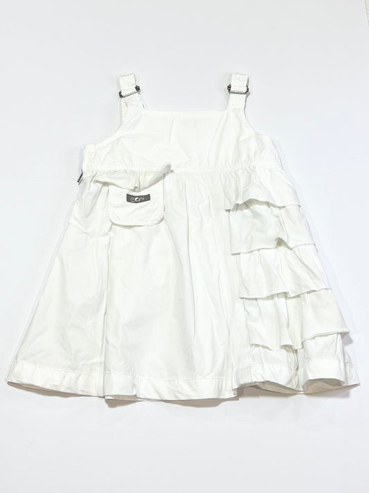 White ruffle dress - Size 3