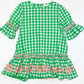 Gingham embroidered dress - Size 3