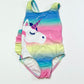 Unicorn one-piece swimmers - Size 2