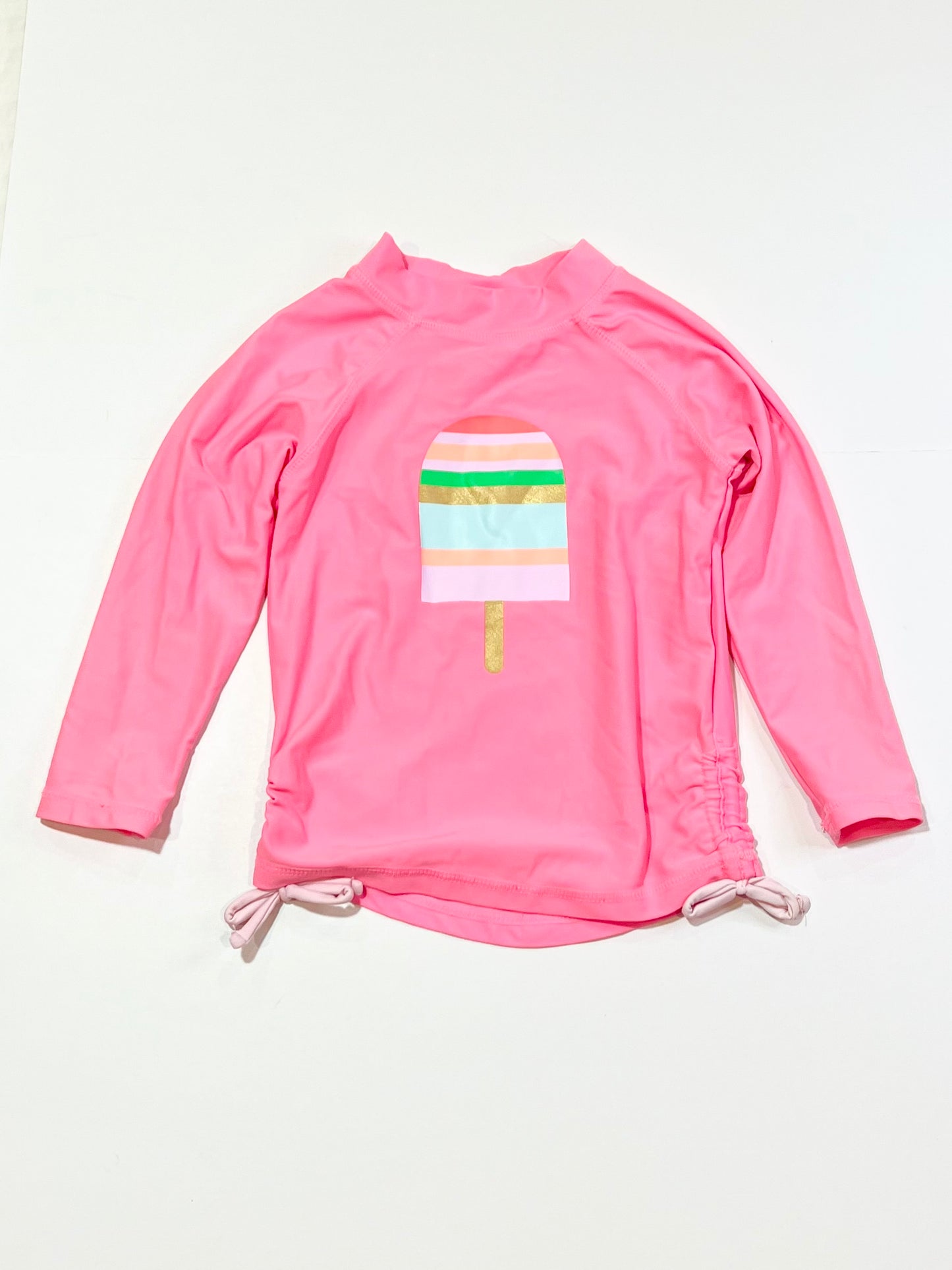 Pink ice block rashie - Size 2