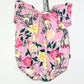 Floral bubblesuit romper brand new - Size 2