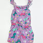 Purple unicorn playsuit - Size 2-3