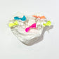 White ruffles and bows bloomers - Size 2