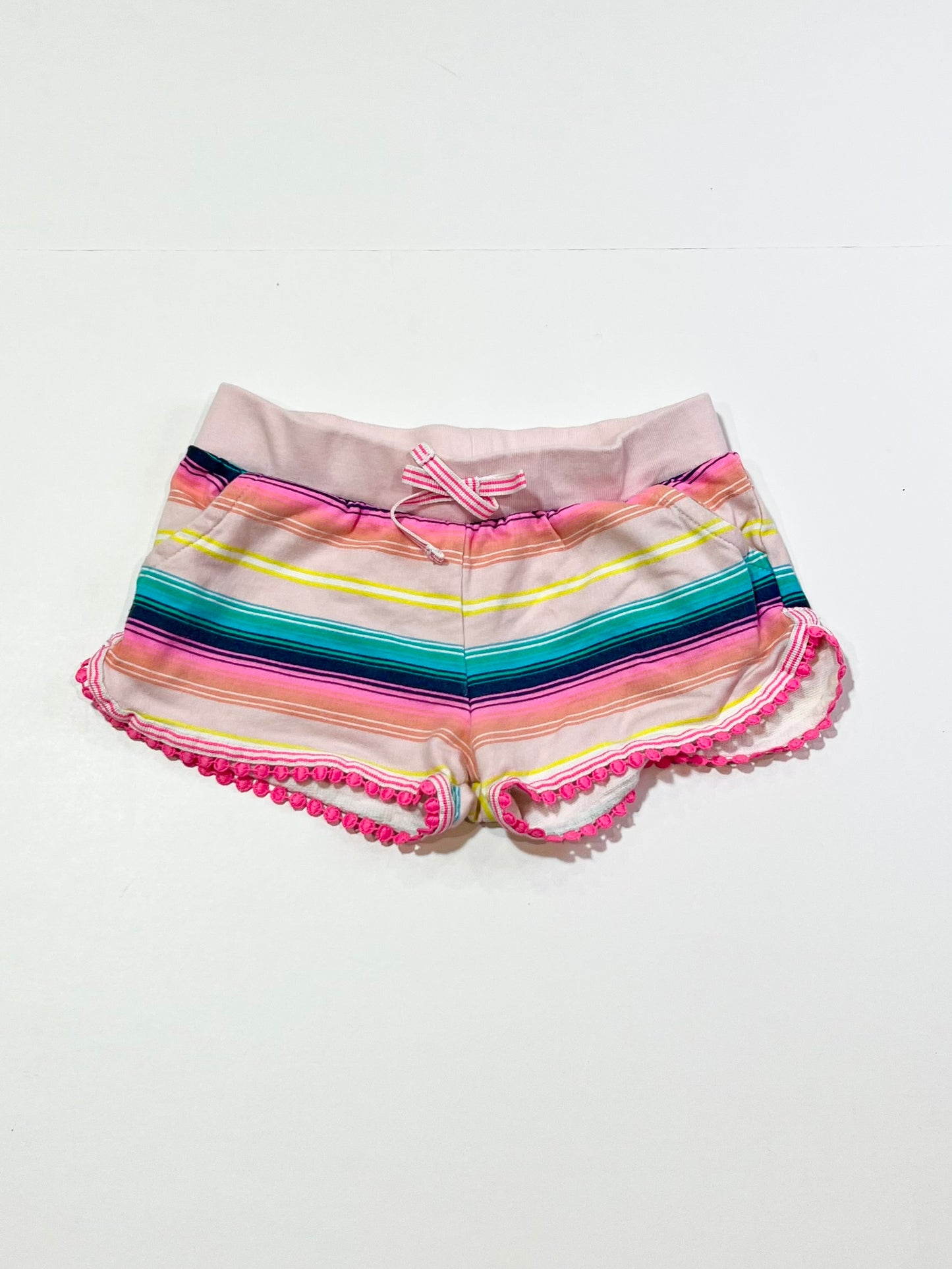 Striped sweat shorts - Size 2