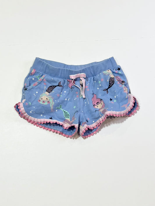 Blue mermaid sweat shorts - Size 2