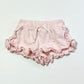 Pink ruffle sweat shorts - Size 2-3